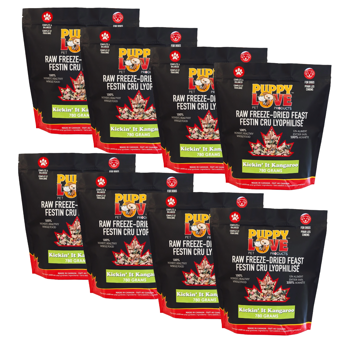 Puppy Love Raw Freeze Dried Feasts - Kickin' It Kangaroo