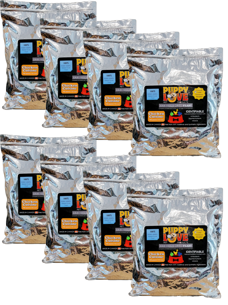 Puppy Love Raw Freeze Dried Feast - Chicken Cuisine