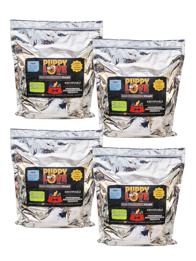 Puppy Love Raw Freeze Dried Feasts - Kickin' It Kangaroo