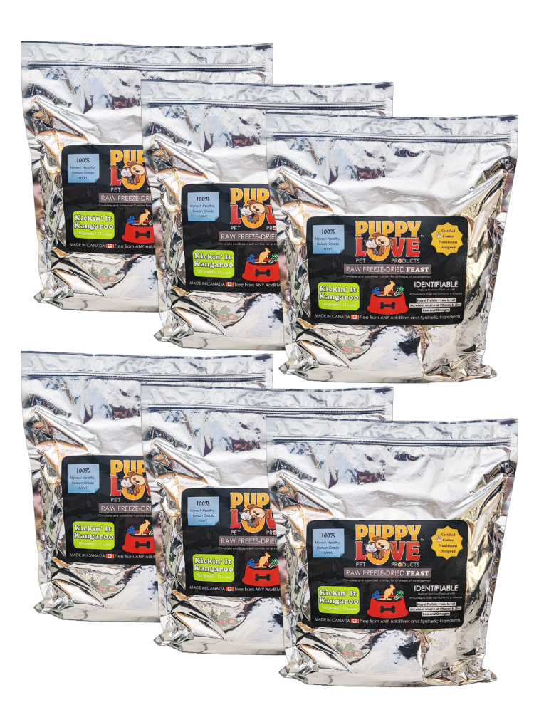 Puppy Love Raw Freeze Dried Feasts - Kickin' It Kangaroo