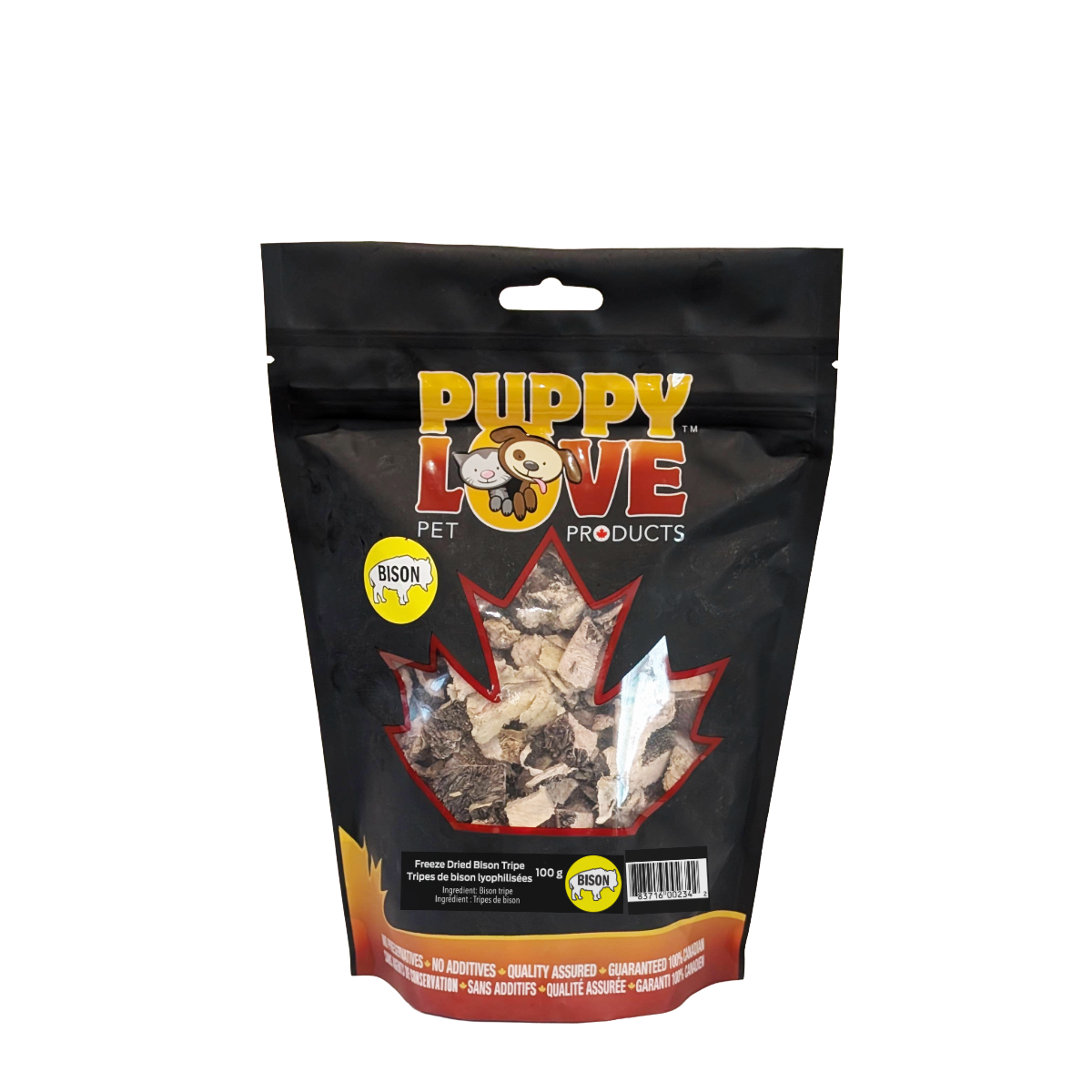 Freeze Dried Bison Tripe 100g