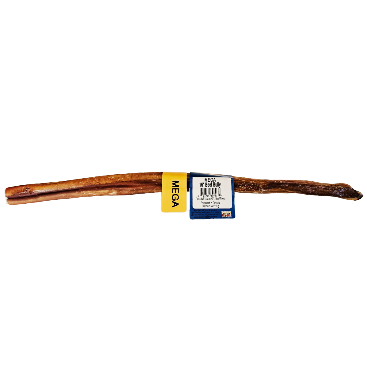Puppy World Beef Mega Bully Stick 16 Inch