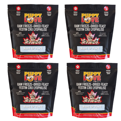 Puppy Love Raw Freeze Dried Feast - Surf & Turf