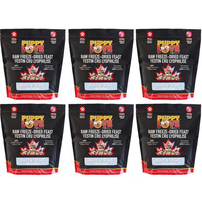 Puppy Love Raw Freeze Dried Feast - Surf & Turf