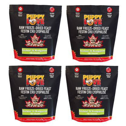 Puppy Love Raw Freeze Dried Feasts - Kickin' It Kangaroo